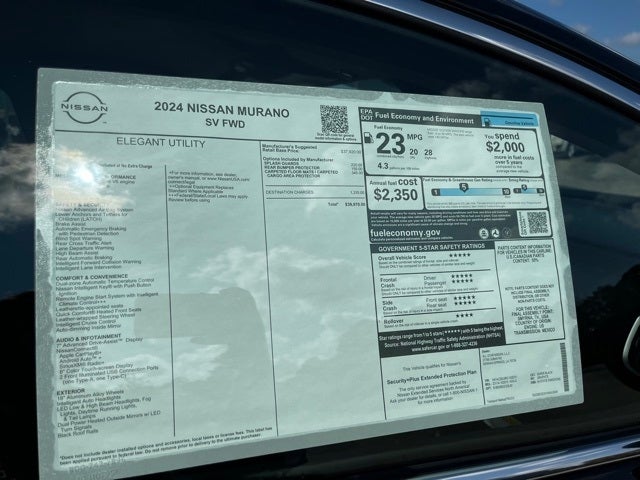 2024 Nissan Murano SV FWD SV